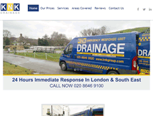 Tablet Screenshot of knkdrainage.com